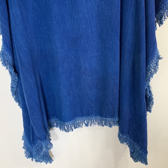 Be Beach by Exist S/M Boho Embellished Fringed Denim Swimsuit Cover Up. - Picture 8 of 8